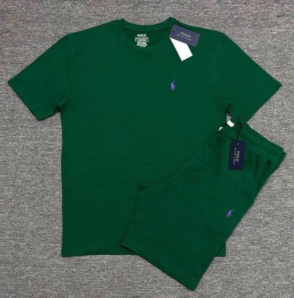 Green Polo Short Set
