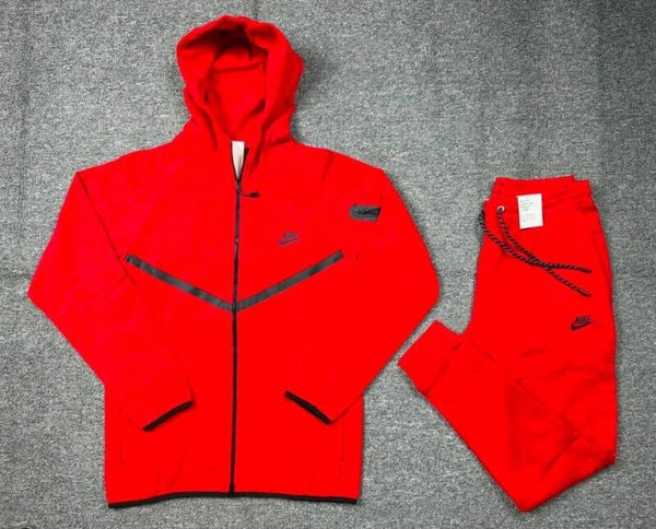 Red Nike Tech Set