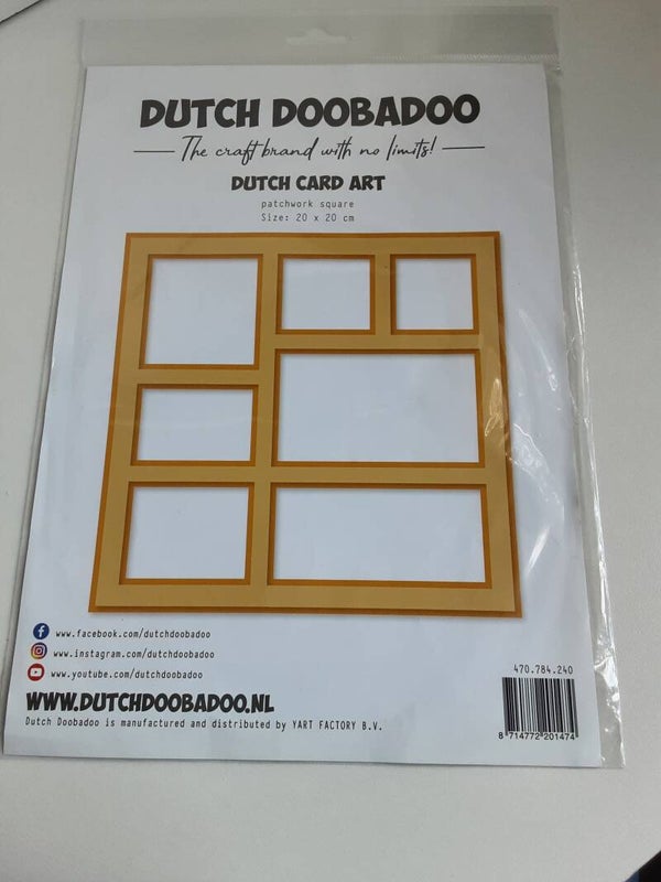 Dutch doobadoo card art Patchwork square