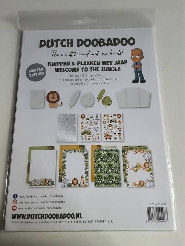 Dutch Doobadoo knippen & plakken met jaap Welcome to the jungle