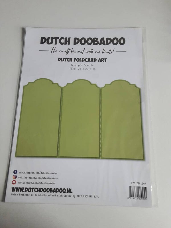 Dutch Doobadoo foldcard art Triptych frantic