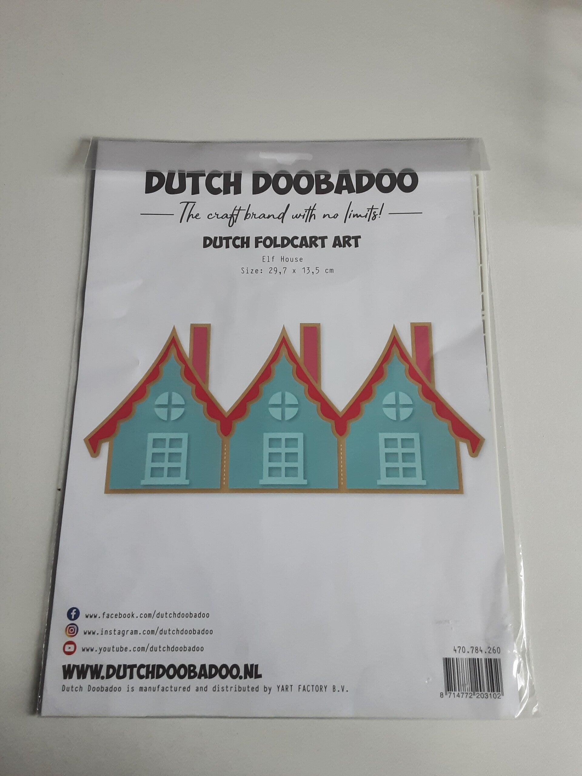 Dutch Doobadoo foldcart art Elf house