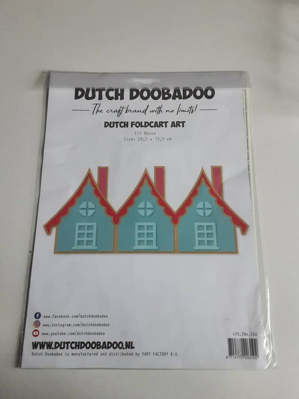 Dutch Doobadoo foldcart art Elf house