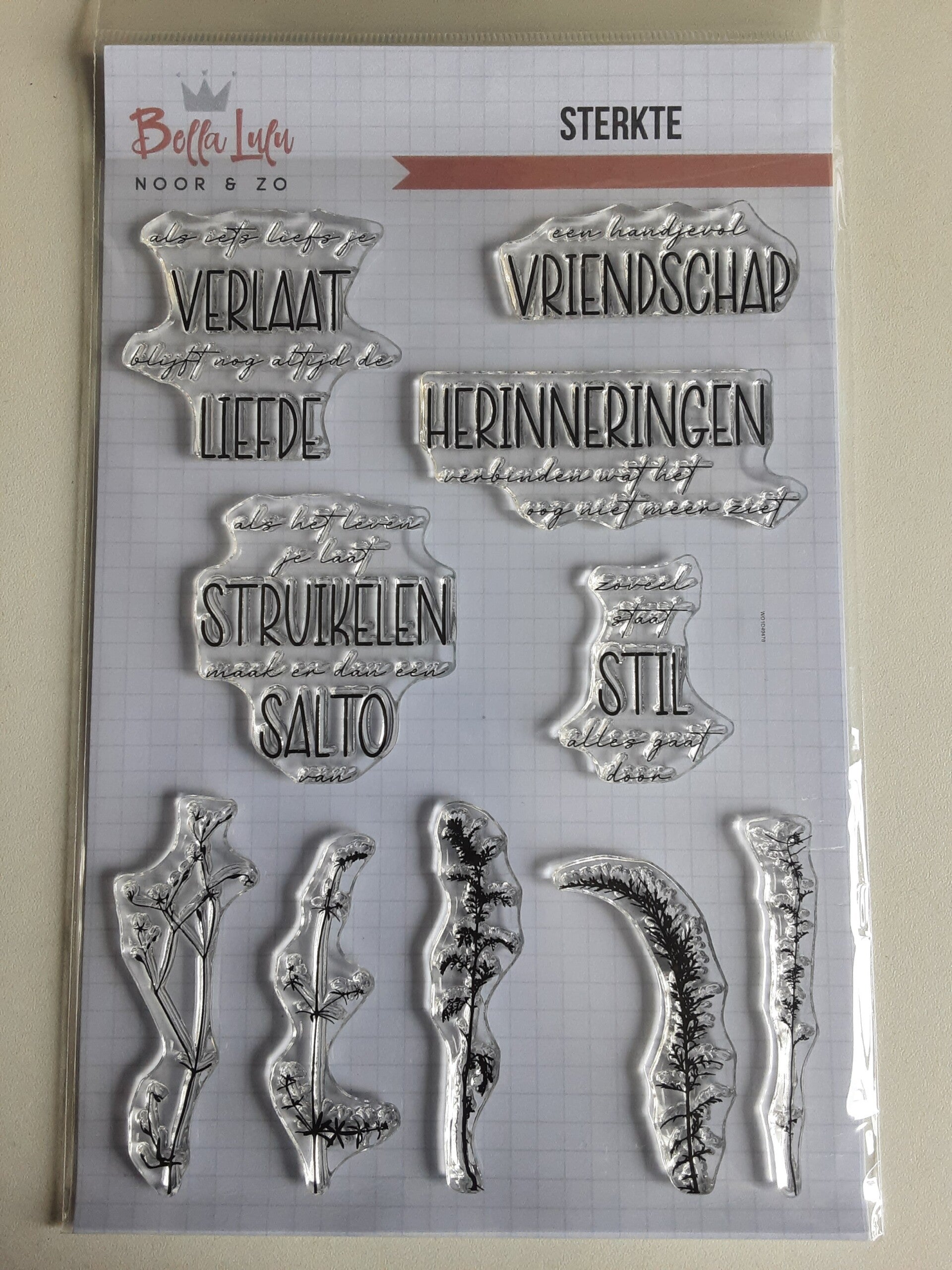 Bella lulu clear stamps Sterkte