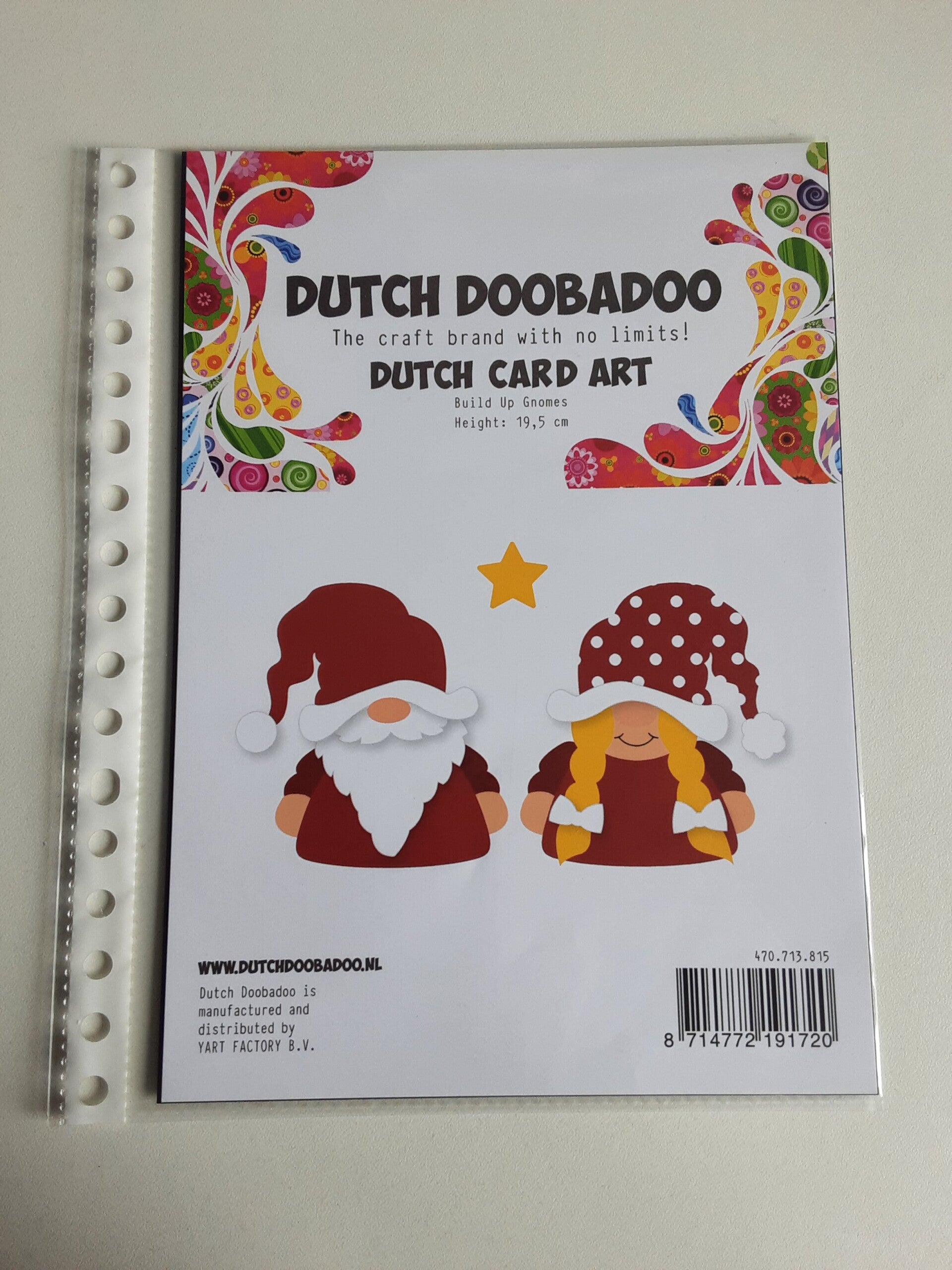Dutch Doobadoo card art build up gnomes
