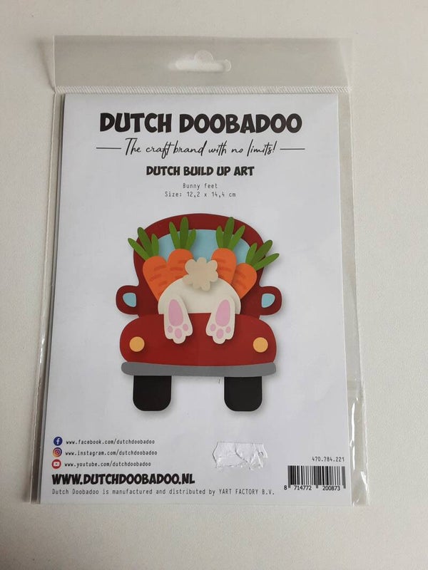 Dutch Doobadoo build up art Bunny feet