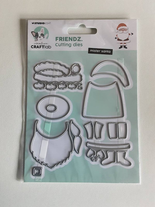 Creative Craftlab friendz cutting dies mister santa