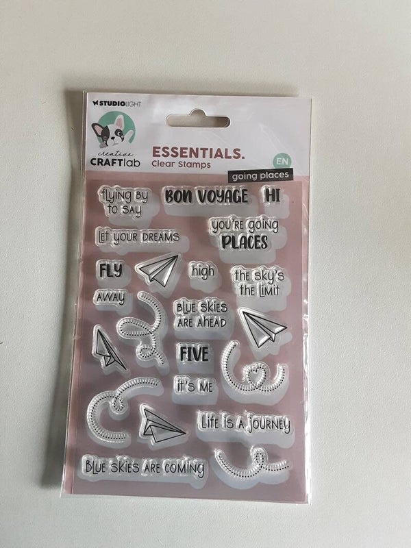 Creative Craftlab essentials clear stamps going places EN