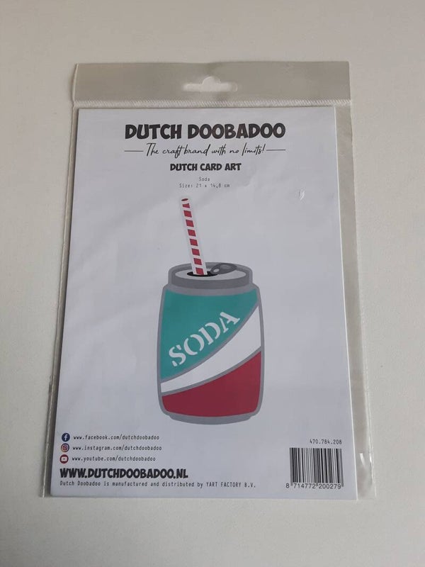 Dutch Doobadoo card art Soda