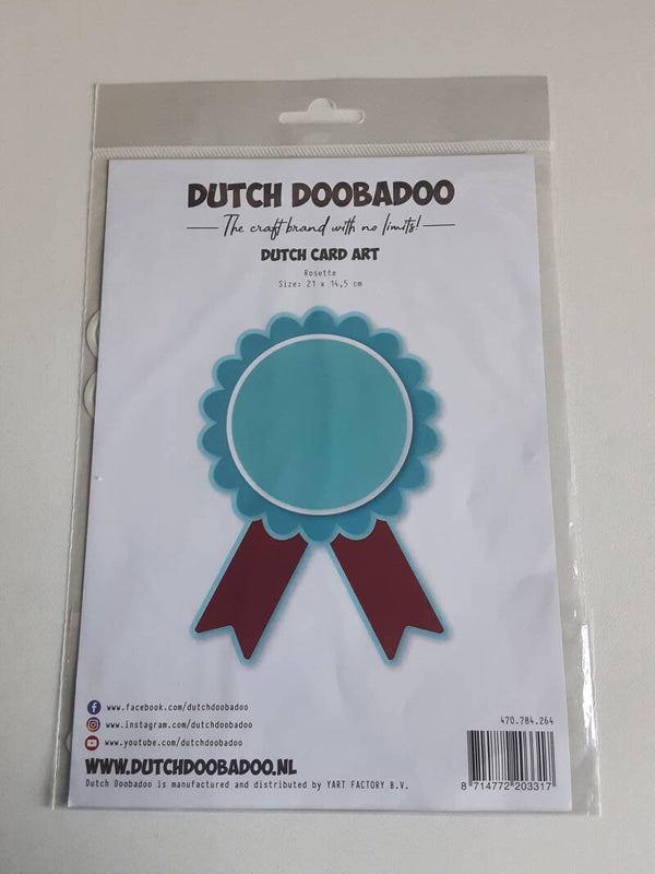 Dutch Doobadoo card art Rosette