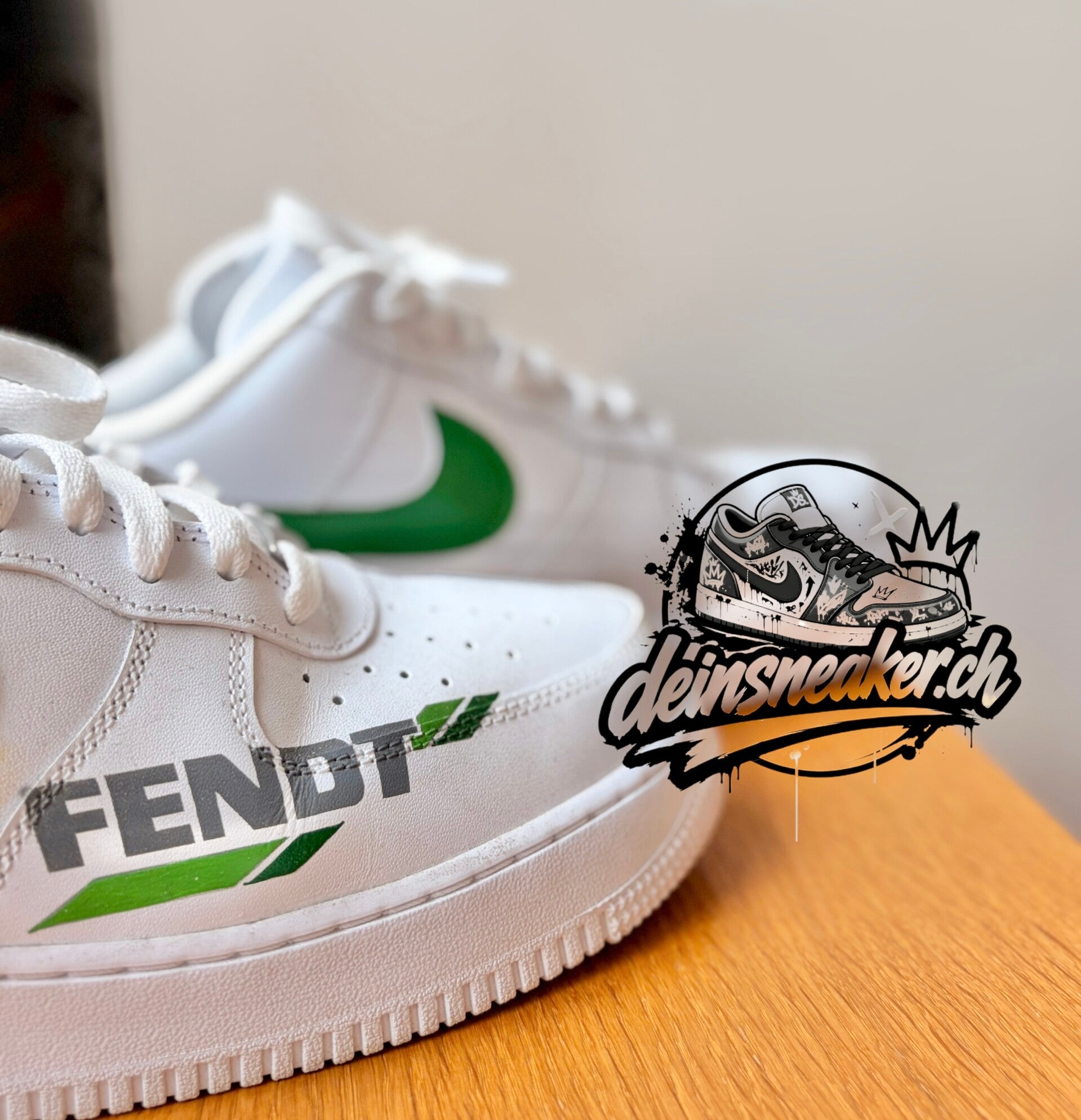 Custom Nike Air Force 1 - Fendt Edition🔥