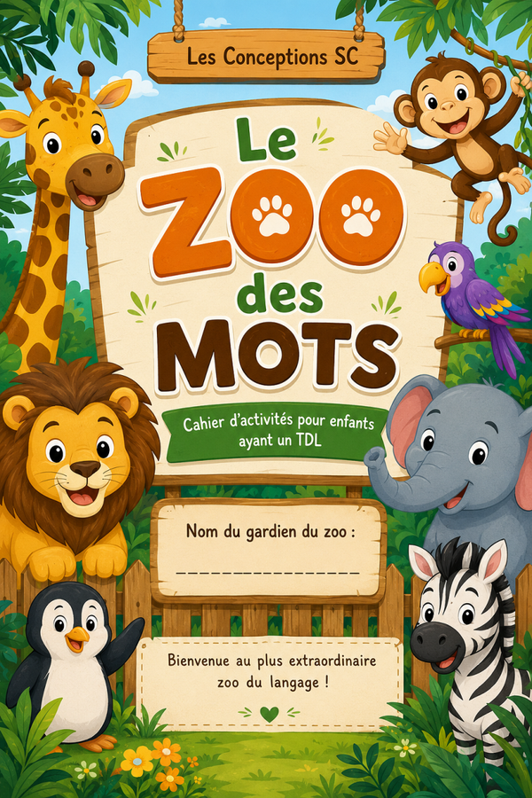 Cahier pour enfants TDL