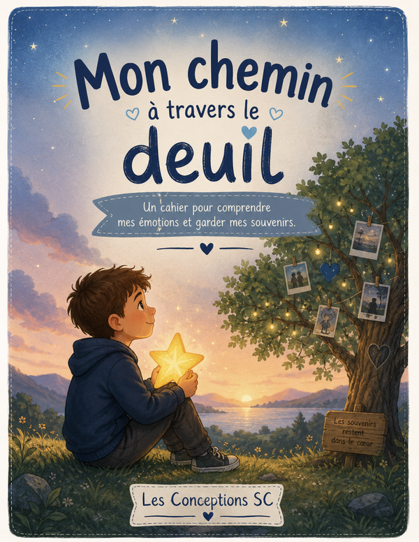 Cahier sur le deuil- version garçon