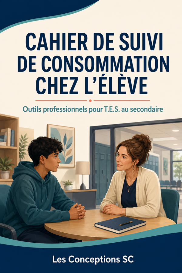 Cahier de suivi de consommation chez l'élève