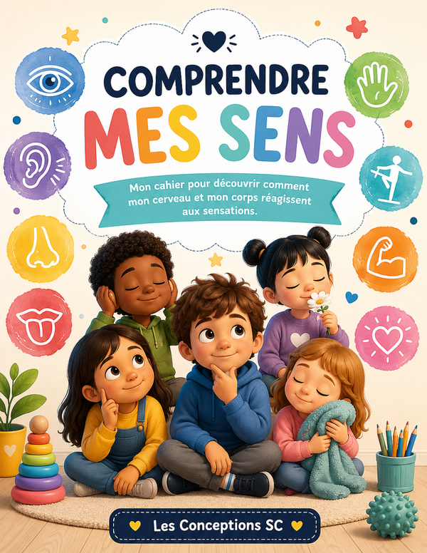 Cahier sur les sens pour enfants TSA