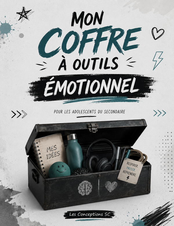 Cahier coffre à outils émotionnels