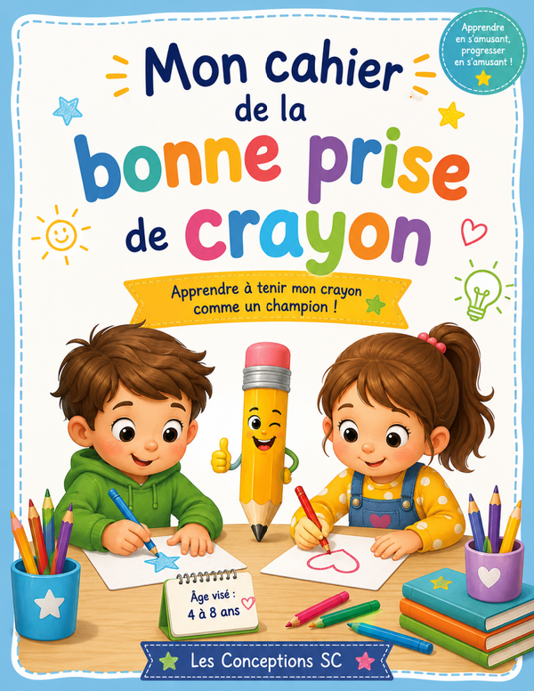 Cahier de la bonne prise du crayon
