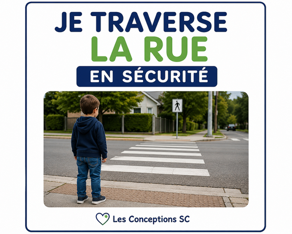 Cahier "je traverse la rue" pour enfant TSA non verbal