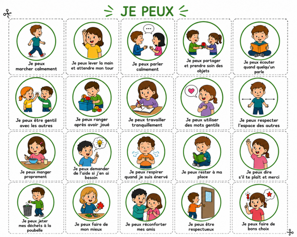 Pictogrammes "je peux"