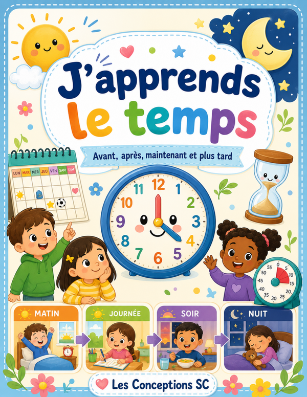 Cahier "j'apprends le temps"