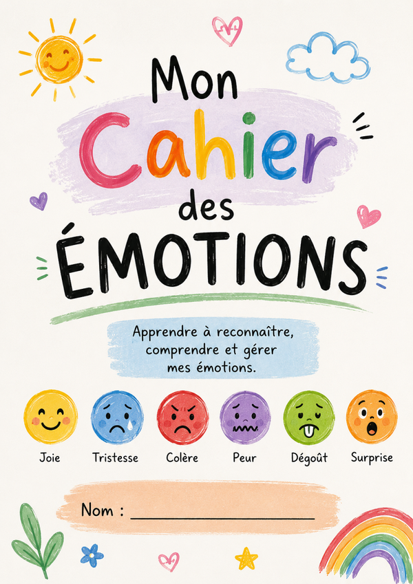Cahier sur les émotions