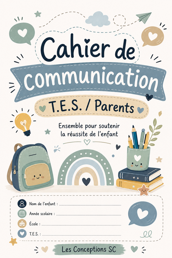 Cahier de communication T.E.S./Parents