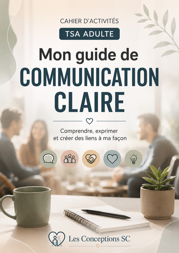 Cahier pour adulte TSA