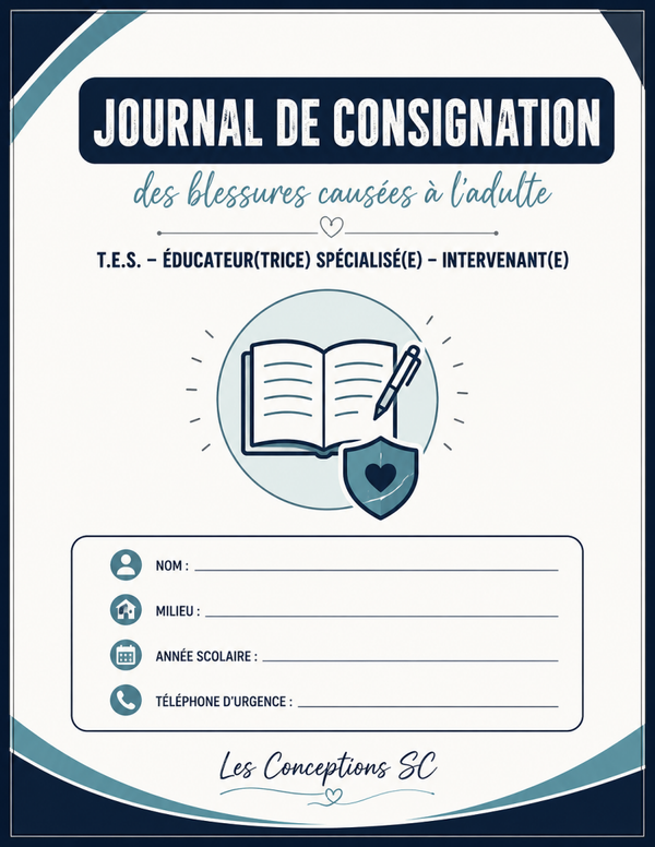 Journal de consignation des blessures
