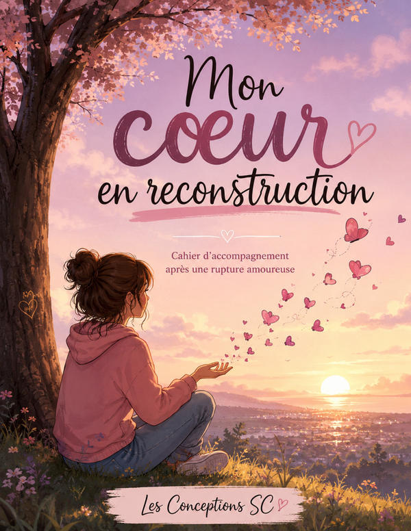 Cahier pour adolescente après une rupture amoureuse