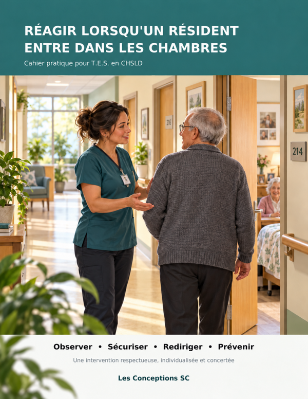 Réagir lorsqu'un résident entre dans les chambres