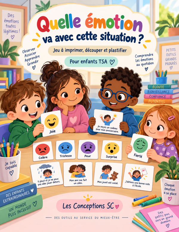 Jeu quelle émotion va avec cette situation