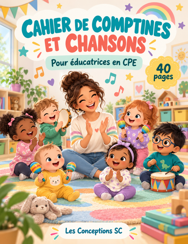 Cahier de chansons et comptines