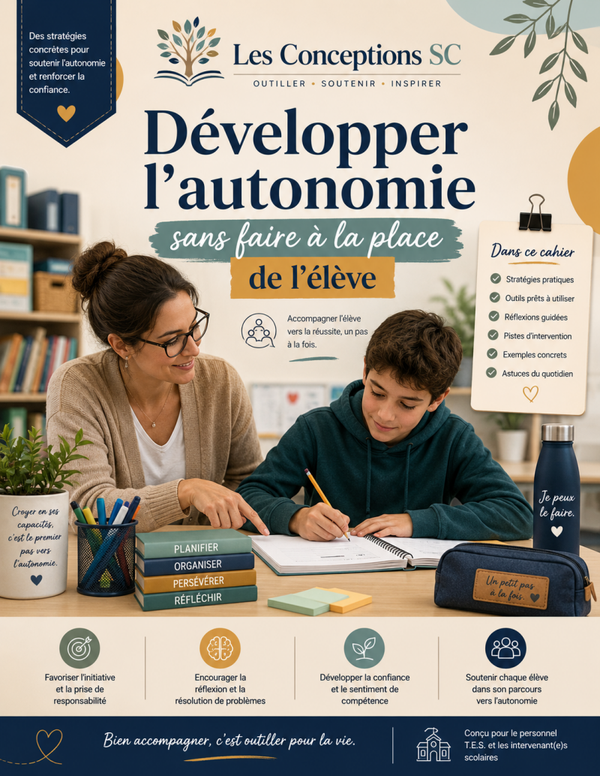 Développer l'autonomie sans faire à la place de l'élève