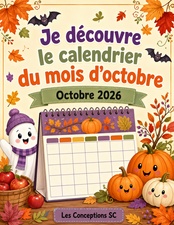 Je découvre le calendrier d'octobre