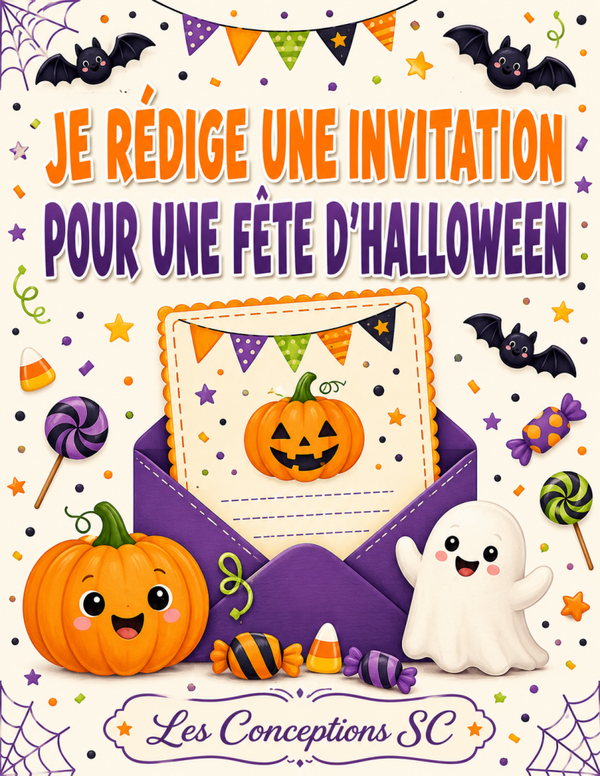 Je rédige une invitation pour une fête d'Halloween