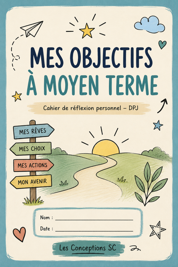 Mes objectifs à moyen terme