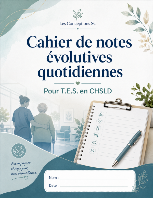 Cahier de notes évolutives quotidiennes