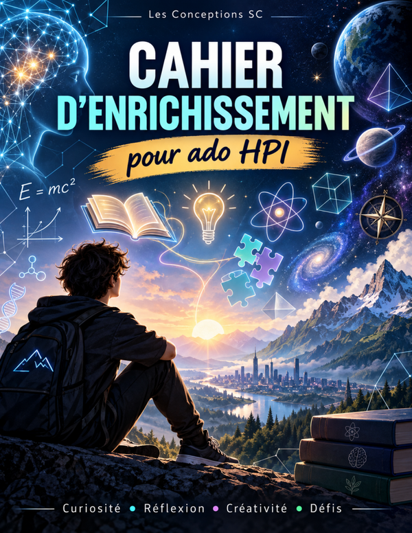 Cahier d'enrichissement pour ado HPI