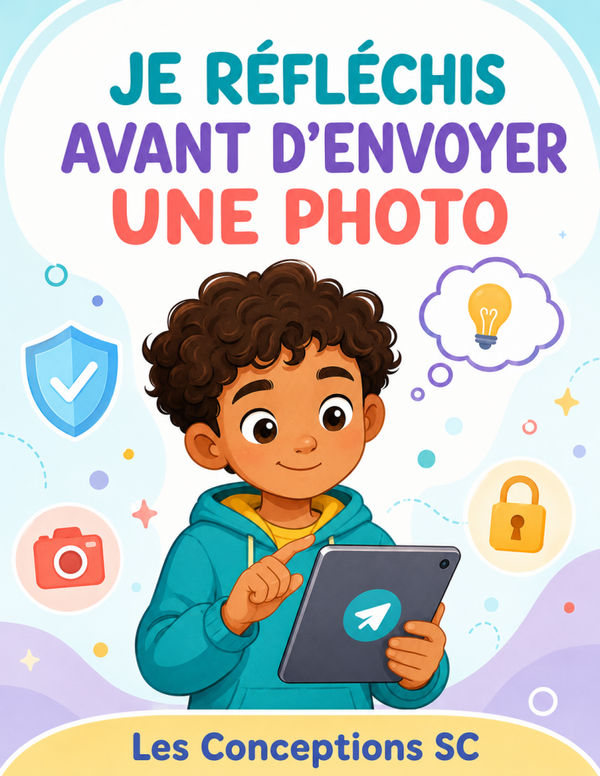 Je réfléchis avant d'envoyer une photo