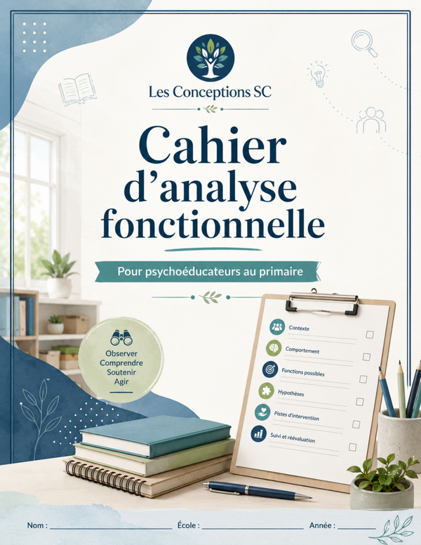 Cahier d'analyse fonctionnelle