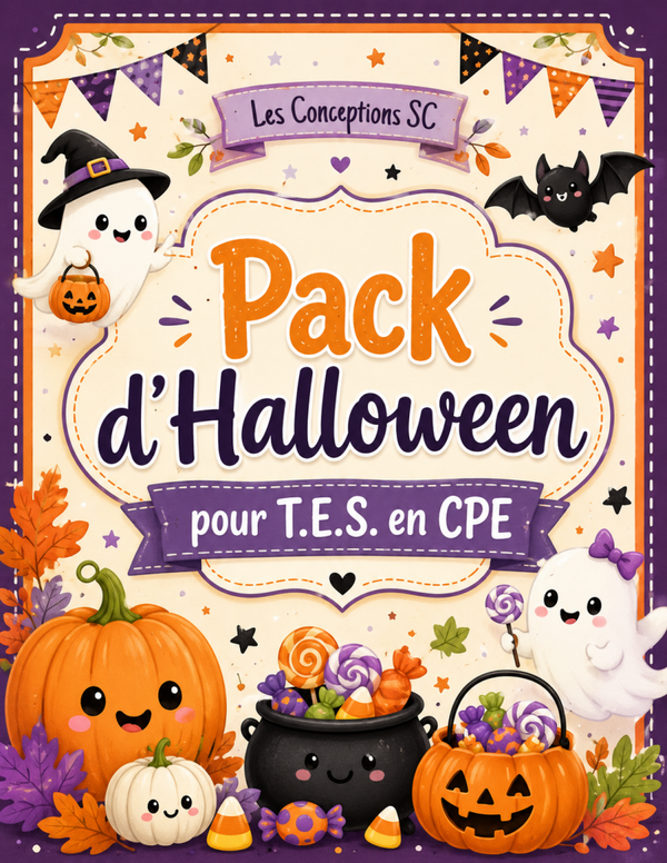 Cahier Halloween pour T.E.S. en CPE