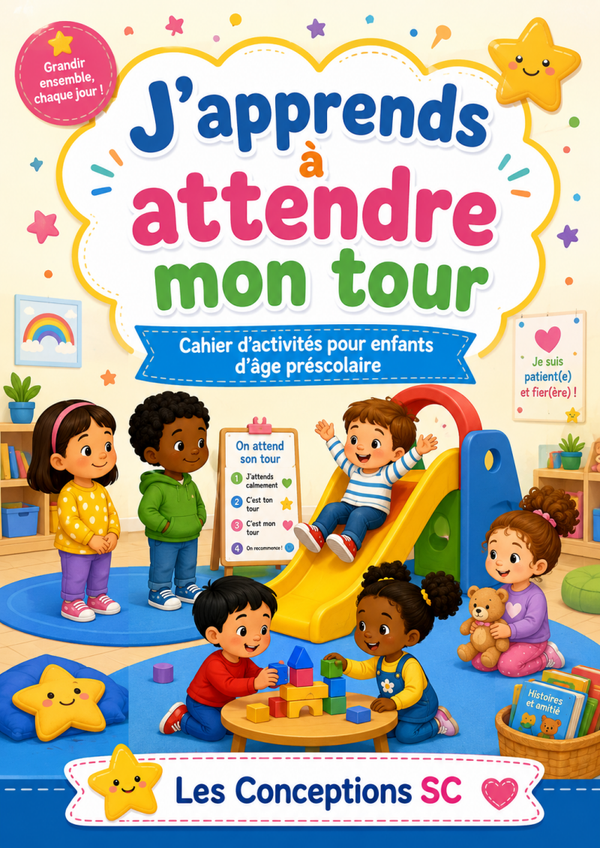 J'apprends à attendre mon tour