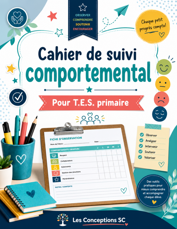 Cahier de suivi comportemental