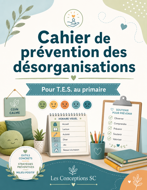 Cahier de prévention des désorganisations