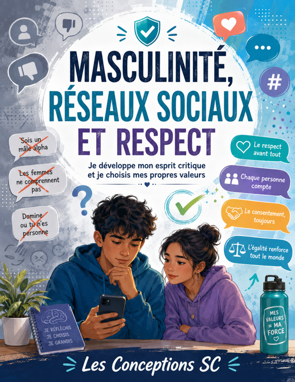 Cahier "Masculinité, réseaux sociaux et respect"