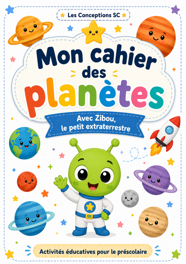 Cahier sur les planètes