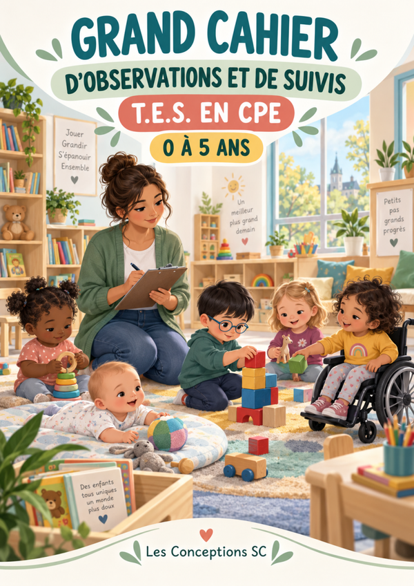 Grand cahier d'observation et de suivis