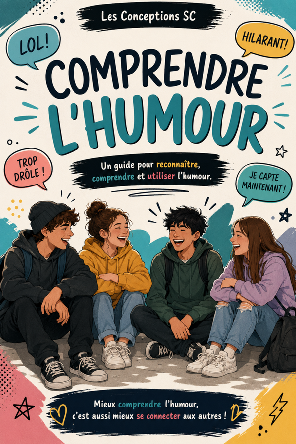 Cahier comprendre l'humour pour ados TSA