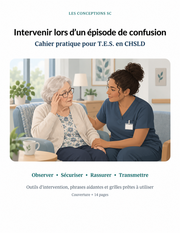 Intervenir lors d'un épisode de confusion