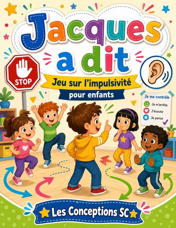 Jeu "Jacques a dit" pour travailler l'impulsivité